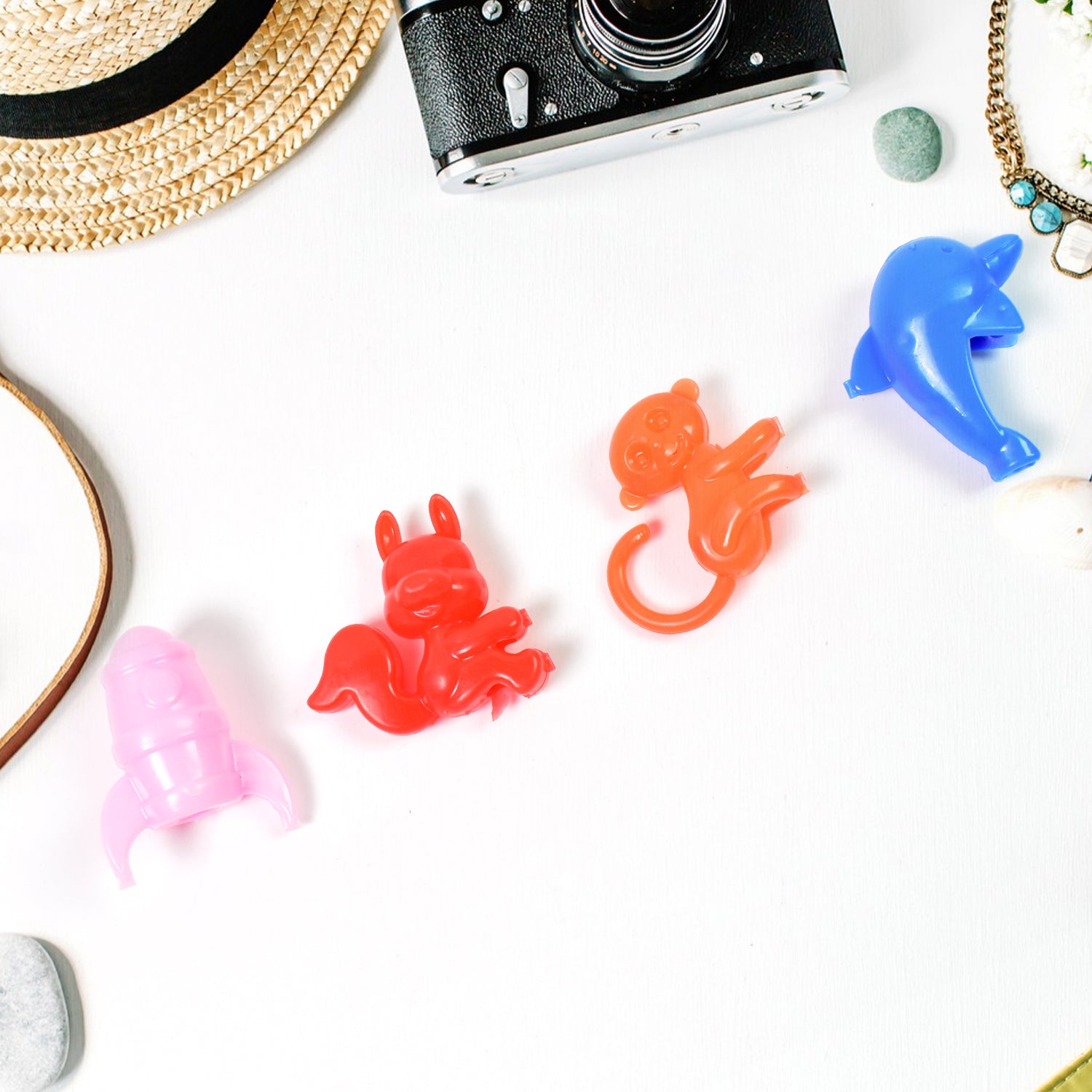 Mix Character, Monkey, Fish, Cat Pencil Top Promotional toys (1 Pc / Mix Colour & Design) Mix Character, Monkey, Fish, Cat Pencil Top Promotional toys (1 Pc / Mix Colour & Design)